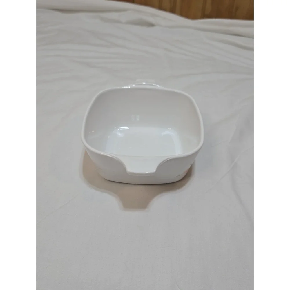 VTG Corning Ware Peach Floral Casserole Petite Dish P-43-B 700ml